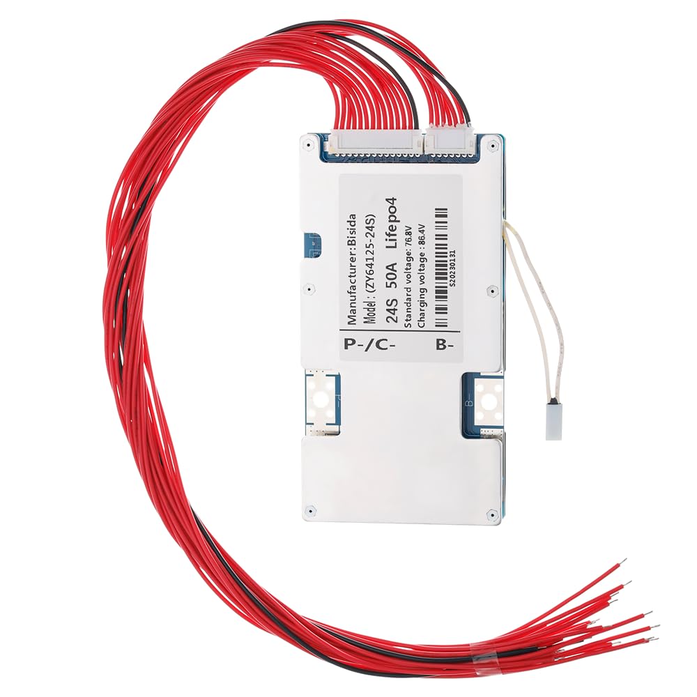 Bisida 24S BMS 72V 50A Lifepo4 Battery Management System PCB
